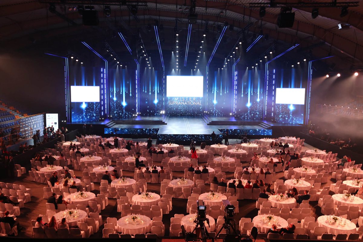 Large corporate event ballroom